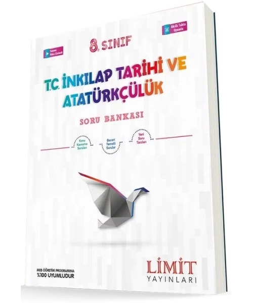 Limit Yayınları 8. Sınıf T.C. İnkılap Tarihi ve Atatürkçülük Soru Bankası