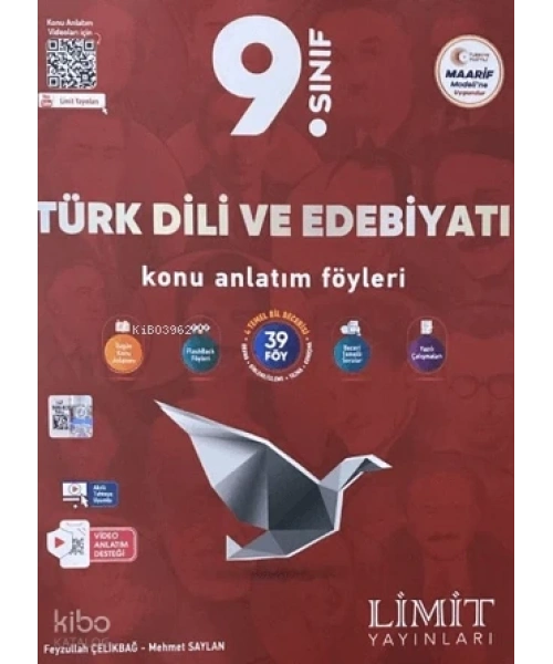 Limit Yayınları 9. Sınıf Türk Dili ve Edebiyatı Konu Anlatım Föyleri