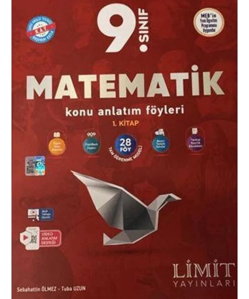 Limit Yayınları 9. Sınıf Matematik Konu Anlatım Föyleri 1. Kitap