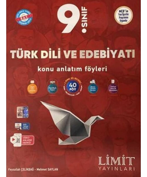 Limit Yayınları 9. Sınıf Türk Dili ve Edebiyatı Konu Anlatım Föyleri