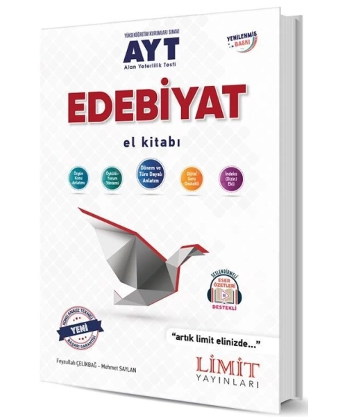 LİMİT YAYINLARI  AYT EDEBİYAT EL KİTABI