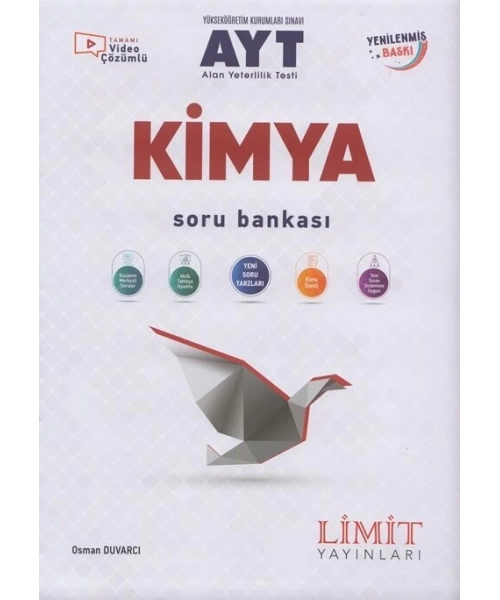 LİMİT YAYINLARI AYT KİMYA SORU BANKASI