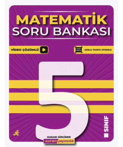 MATSEV YAYINLARI 5 SINIF MATEMATİK SORU BANKASI