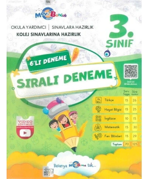 MAVİ BONCUK 3 SINIF 6 LI DENEME