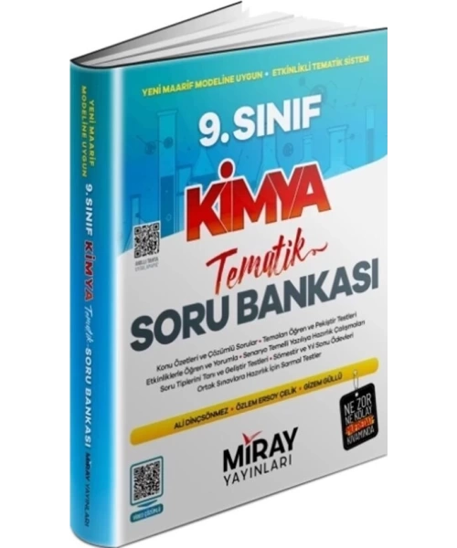 Miray Yayınları 9. Sınıf Kimya Tematik Konu Özetli Soru Bankası