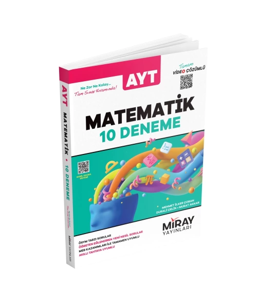 MİRAY YAYINLARI AYT MATEMATİK 10 LU DENEME