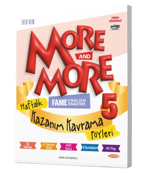 MORE AND MORE 5 SINIF KAZANIM KAVRAMA FÖYLERİ