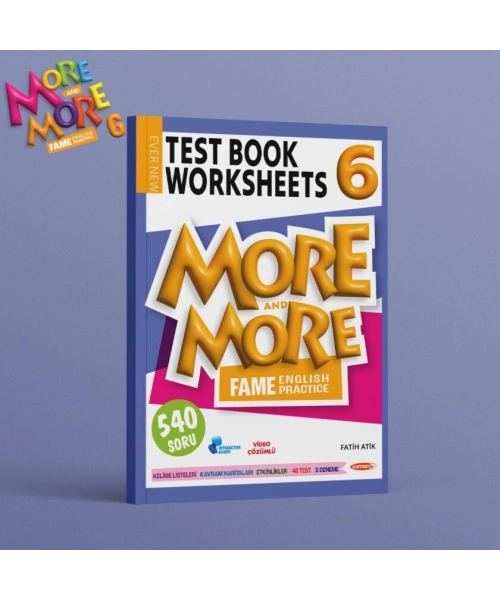 More and More 6. Sınıf Fame English Test Book Worksheets