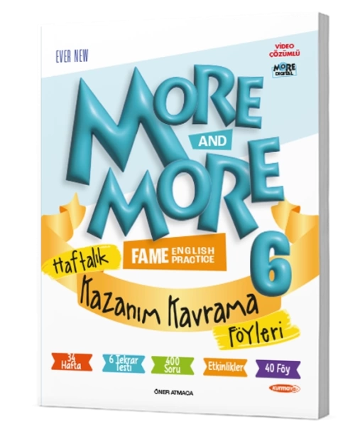 MORE AND MORE 6 SINIF KAZANIM KAVRAMA FÖYLERİ