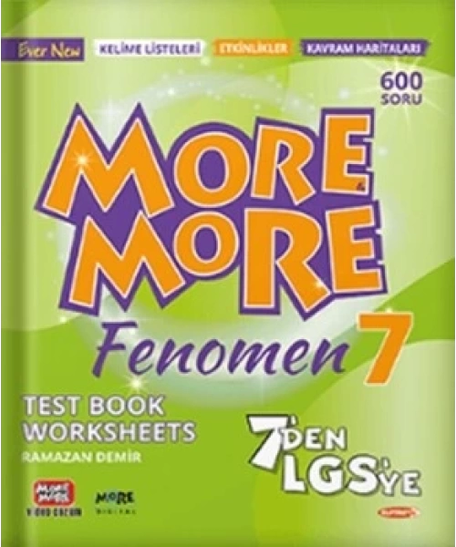MORE AND MORE 7 SINIF FENOMEN TESTBOOK