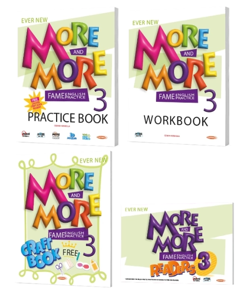 More & More 3 Practice Book & Workbook Seti