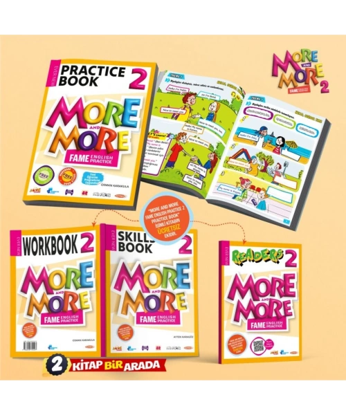 MORE&MORE PRACTICE BOOK + WORKBOOK & SKILLS BOOK + READERS (3 LÜ SET)