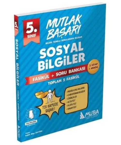 Muba Yayınları 5. Sınıf Sosyal Bilgiler Fasikül + Soru Bankası