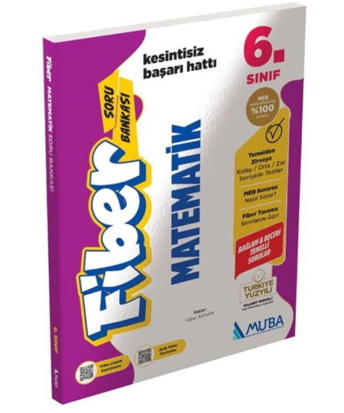 Muba Yayınları 6. Sınıf Matematik Fiber Soru Bankası