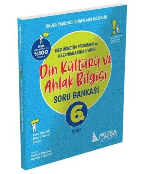 Muba Yayınları 6. Sınıf Din Kültürü ve Ahlak Bilgisi Soru Bankası