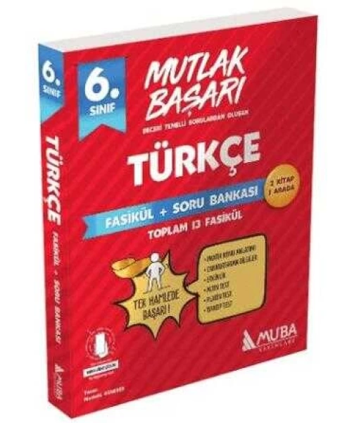 Muba Yayınları 6. Sınıf Türkçe Fasiküller + Soru Bankası