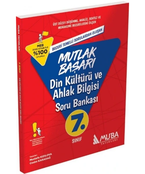 Muba Yayınları 7. Sınıf Din Kültürü ve Ahlak Bilgisi Soru Bankası