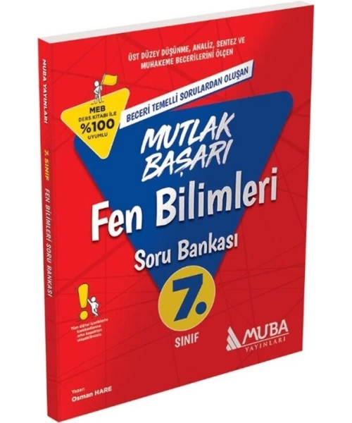 Muba Yayınları 7. Sınıf Fen Bilimleri Mutlak Başarı Soru Bankası