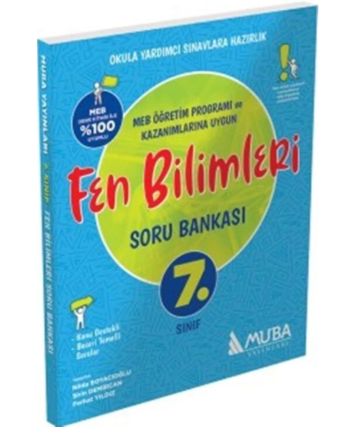 Muba Yayınları 7. Sınıf Fen Bilimleri Soru Bankası