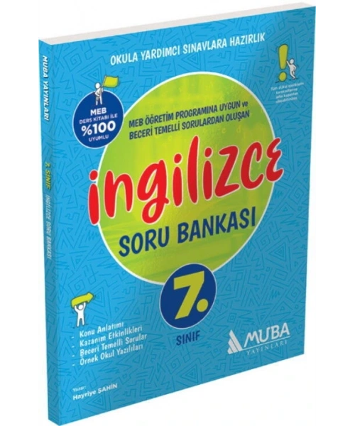Muba Yayınları 7. Sınıf İngilizce Soru Bankası