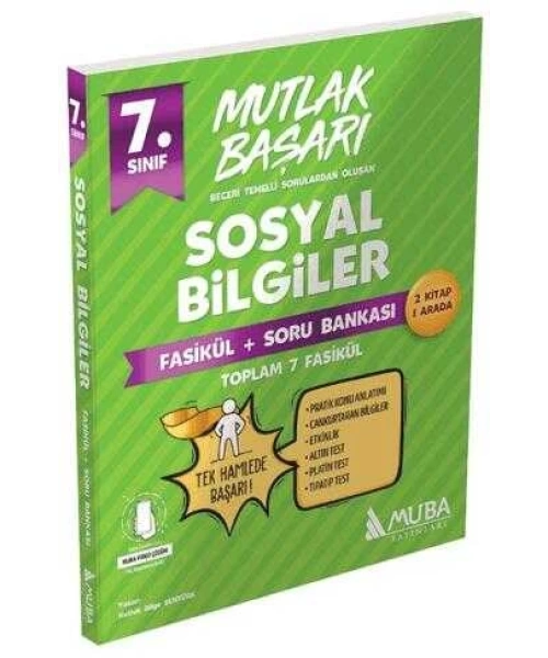 Muba Yayınları 7. Sınıf Sosyal Bilgiler Fasiküller + Soru Bankası