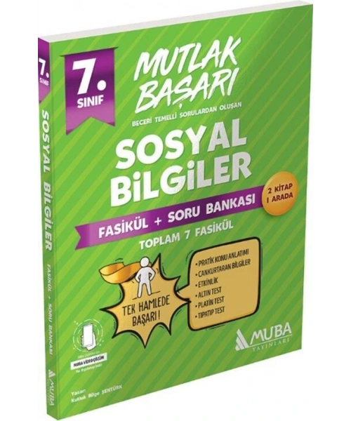 Muba Yayınları 7. Sınıf Sosyal Bilgiler Fasiküller + Soru Bankası
