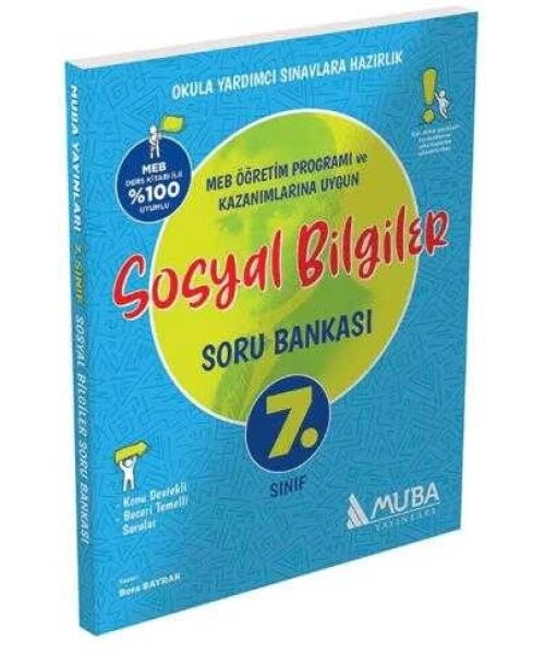 Muba Yayınları 7. Sınıf Sosyal Bilgiler Soru Bankası