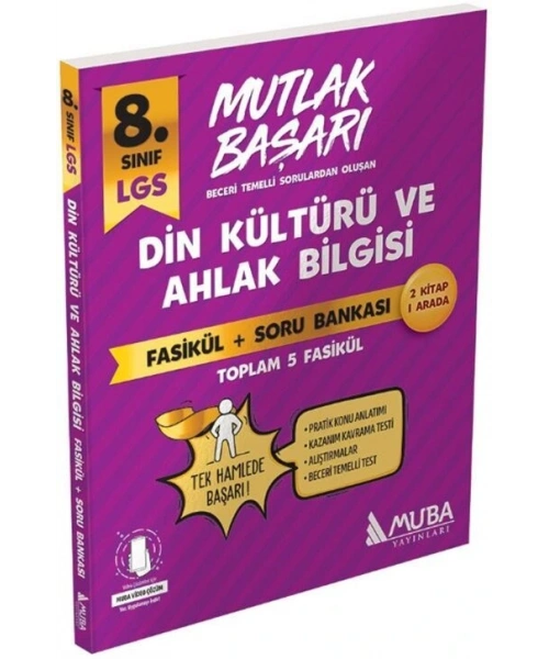 Muba Yayınları 8. Sınıf Din Kültürü ve Ahlak Bilgisi Fasikül ve Soru Bankası