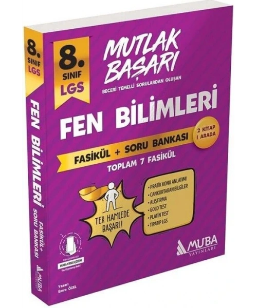 Muba Yayınları 8. Sınıf LGS Fen Bilimleri Fasiküller + Soru Bankası