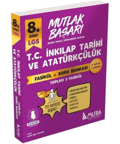 Muba Yayınları 8 Sınıf LGS İnkilap Tarihi Fasiküller+Soru Bankası