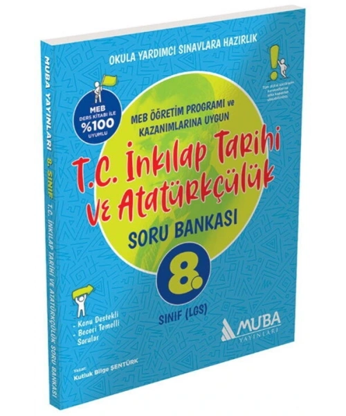Muba Yayınları 8. Sınıf T.C İnkılap Tarihi ve Atatürkçülük Soru Bankası