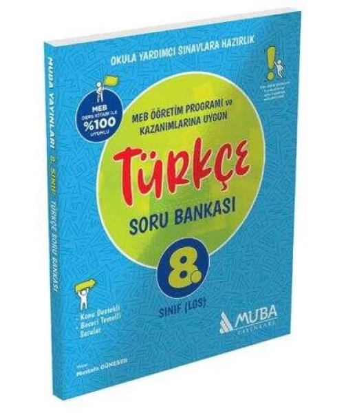 Muba Yayınları 8. Sınıf Türkçe Soru Bankası