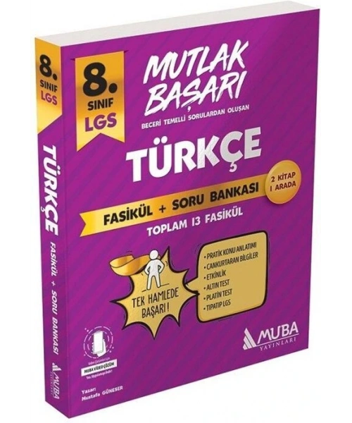 Muba Yayınları LGS Türkçe Fasiküller+Soru Bankası