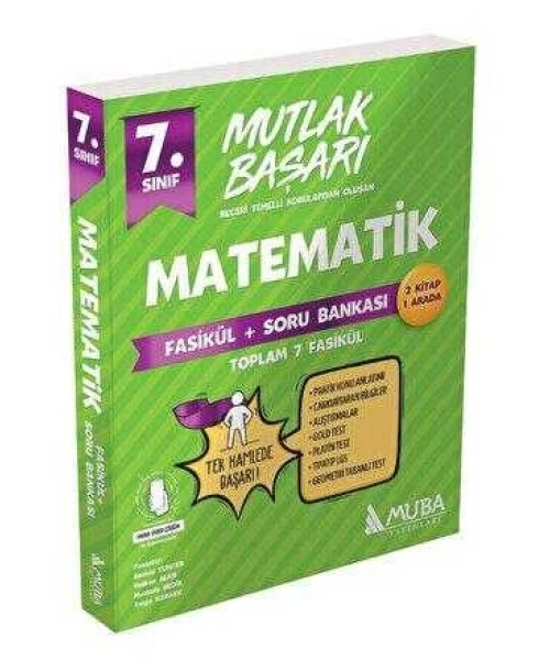 Muba Yayınları  Mutlak Başarı 7. Sınıf Matematik Fasiküller+Soru Bankası