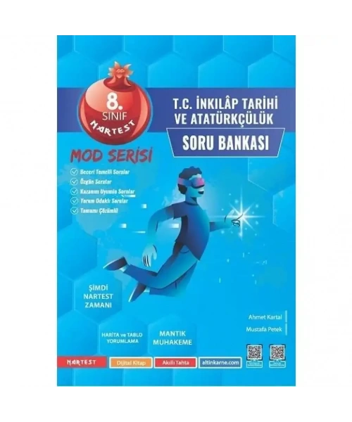 Nartest 8.Sınıf Mod T.C. İnkılap Tarihi Ve Atatürkçülük Soru Bankası