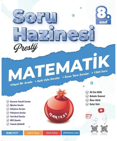 Nartest 8. Sınıf Prestij Matematik Soru Hazinesi