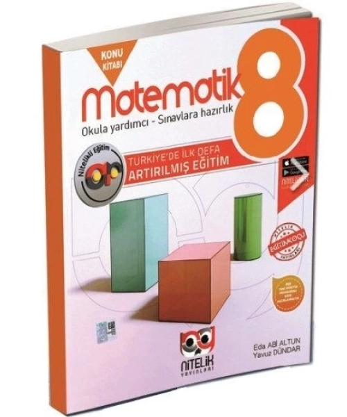 Nitelik Yayınları 8. Sınıf LGS Matematik Artırılmış Konu Kitabı