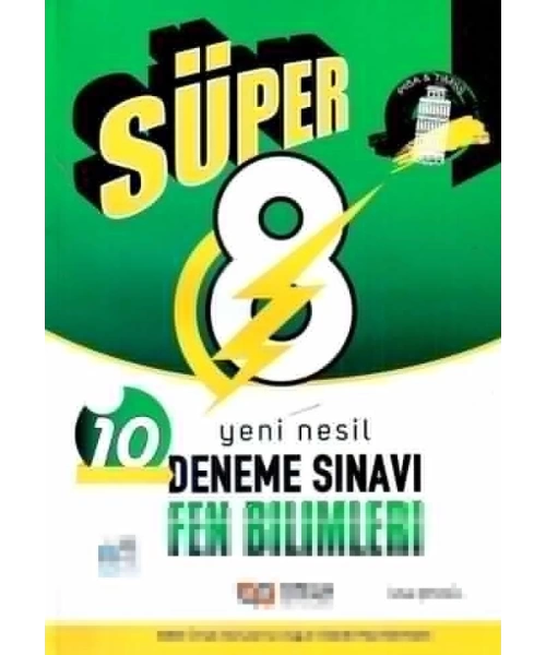 NİTELİK YAYINLARI 8 SINIF  SÜPER FEN BİLİMLERİ 10 LU DENEME