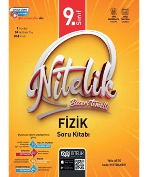 Nitelik Yayınları 9. Sınıf Fizik Nitelik Beceri Temelli Soru Kitabı