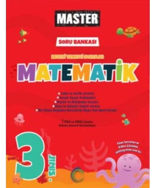 Okyanus Yayınları 3. Sınıf Master Matematik Soru Bankası