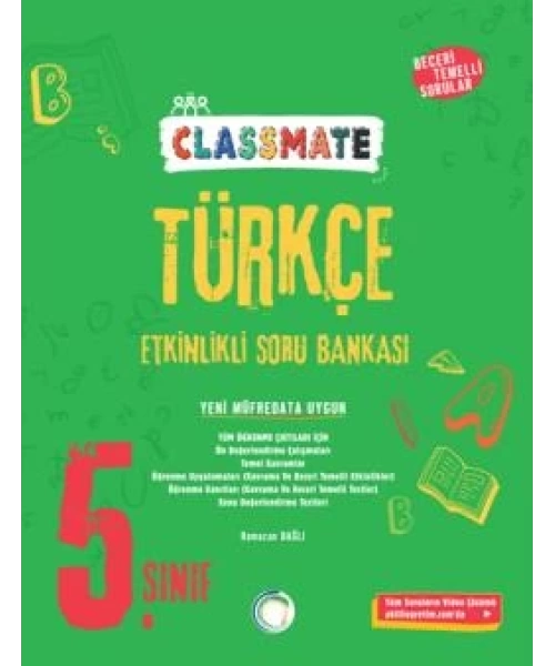 Okyanus Yayınları 5. Sınıf Classmate Türkçe Etkinlikli Soru Bankası