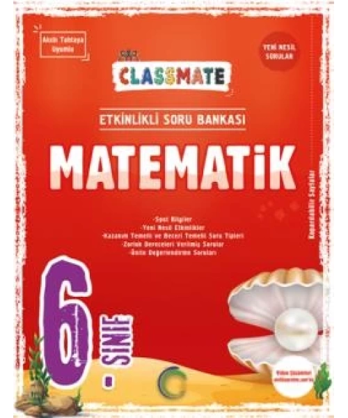 OKYANUS  YAYINLARI 6 SINIF  CLASSMATE MATEMATİK SORU BANKASI