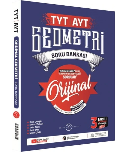 Orijinal Yayınları TYT AYT Geometri Soru Bankası