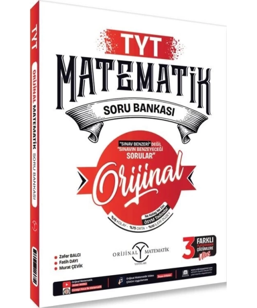 Orijinal Yayınları TYT Orijinal Matematik Soru Bankası