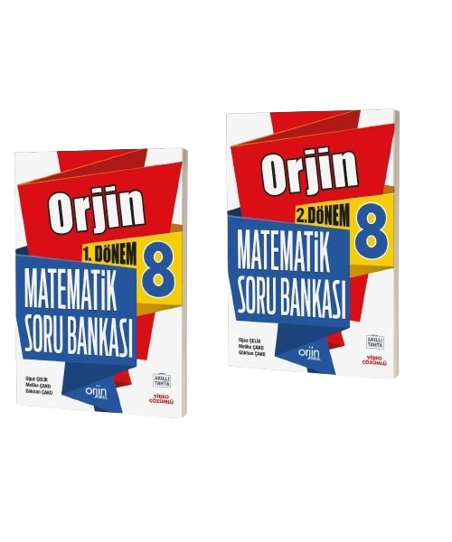 ORJİN 8 SINIF MATEMATİK SORU BANKASI  2 KİTAP