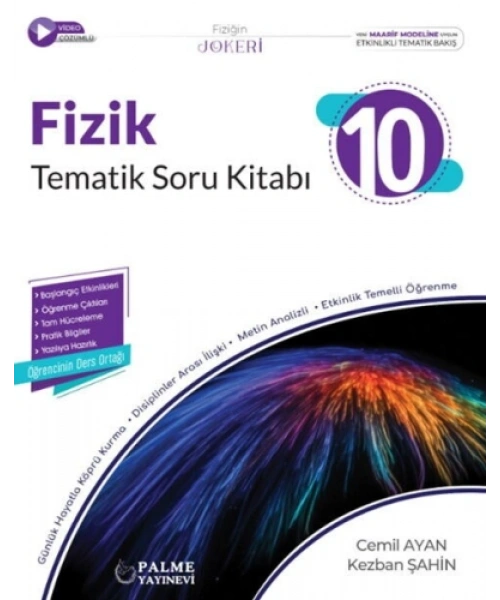 Palme Yayınları 10. Sınıf Fizik Tematik Soru Kitabı