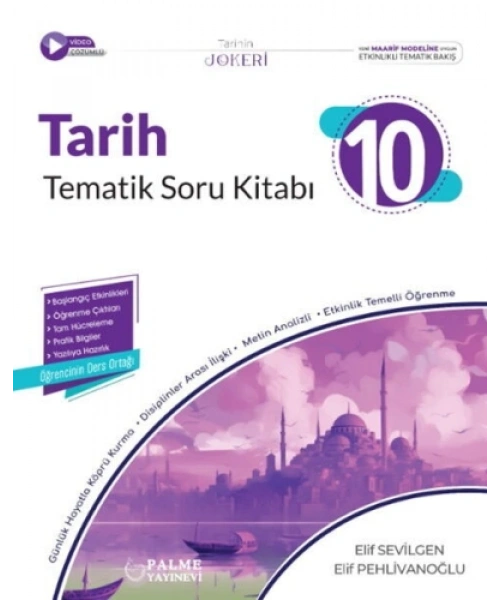 Palme Yayınları 10. Sınıf Tarih Tematik Soru Kitabı