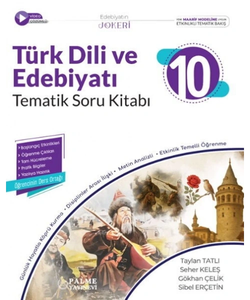 Palme Yayınları 10. Sınıf Türk Dili ve Edebiyatı Tematik Soru Kitabı