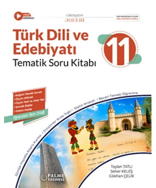 Palme Yayınları 11. Sınıf Türk Dili ve Edebiyatı Joker Tematik Soru Kitabı