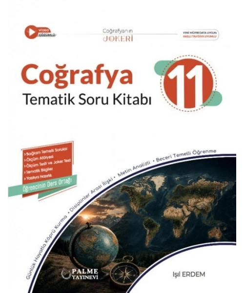 Palme Yayınları 11. Sınıf Coğrafya Joker Tematik Soru Kitabı